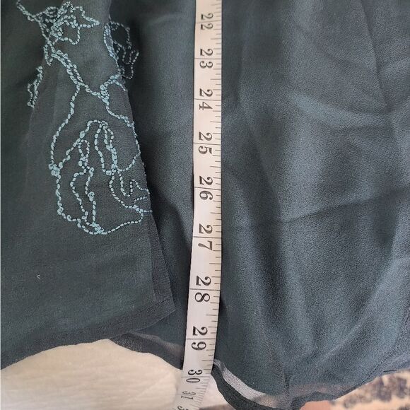 David Dart 100% silk camisole and embellish blouse - Picture 15 of 16